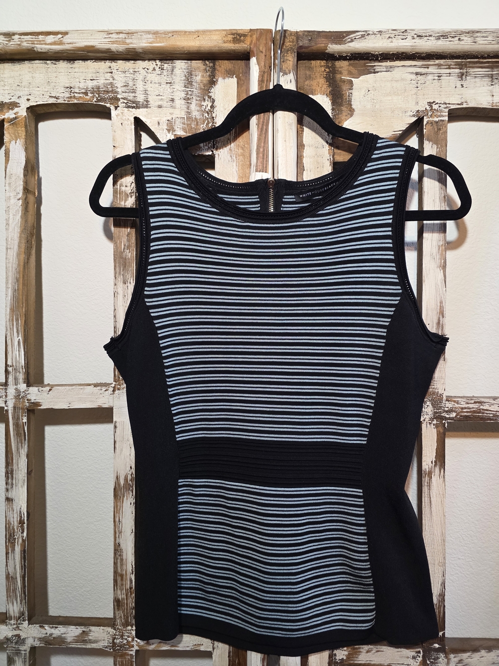 White House Black Market Striped Knit Top – Size S